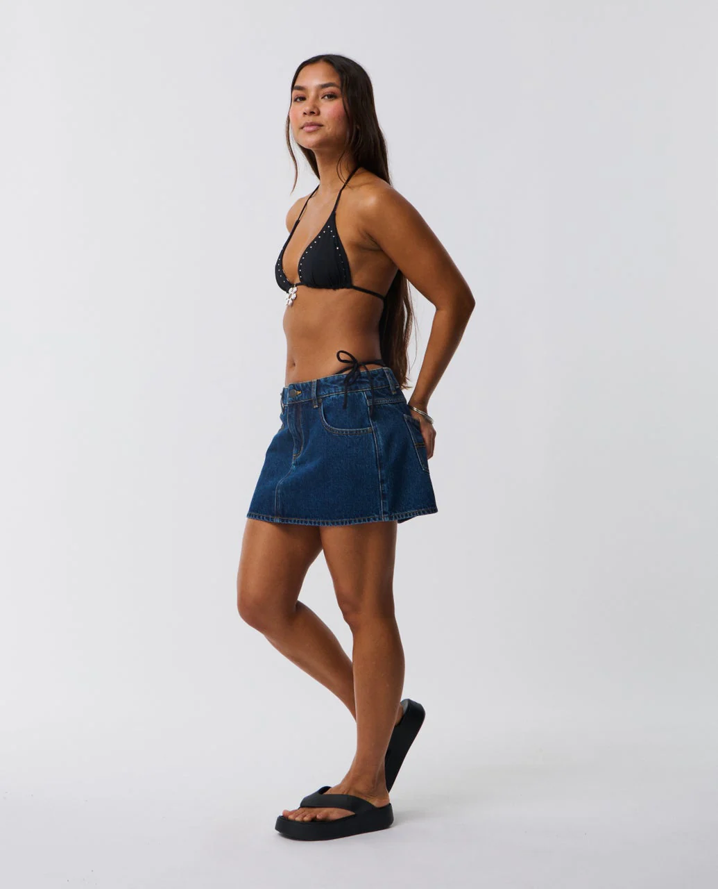 Archive Denim Mini Skirt