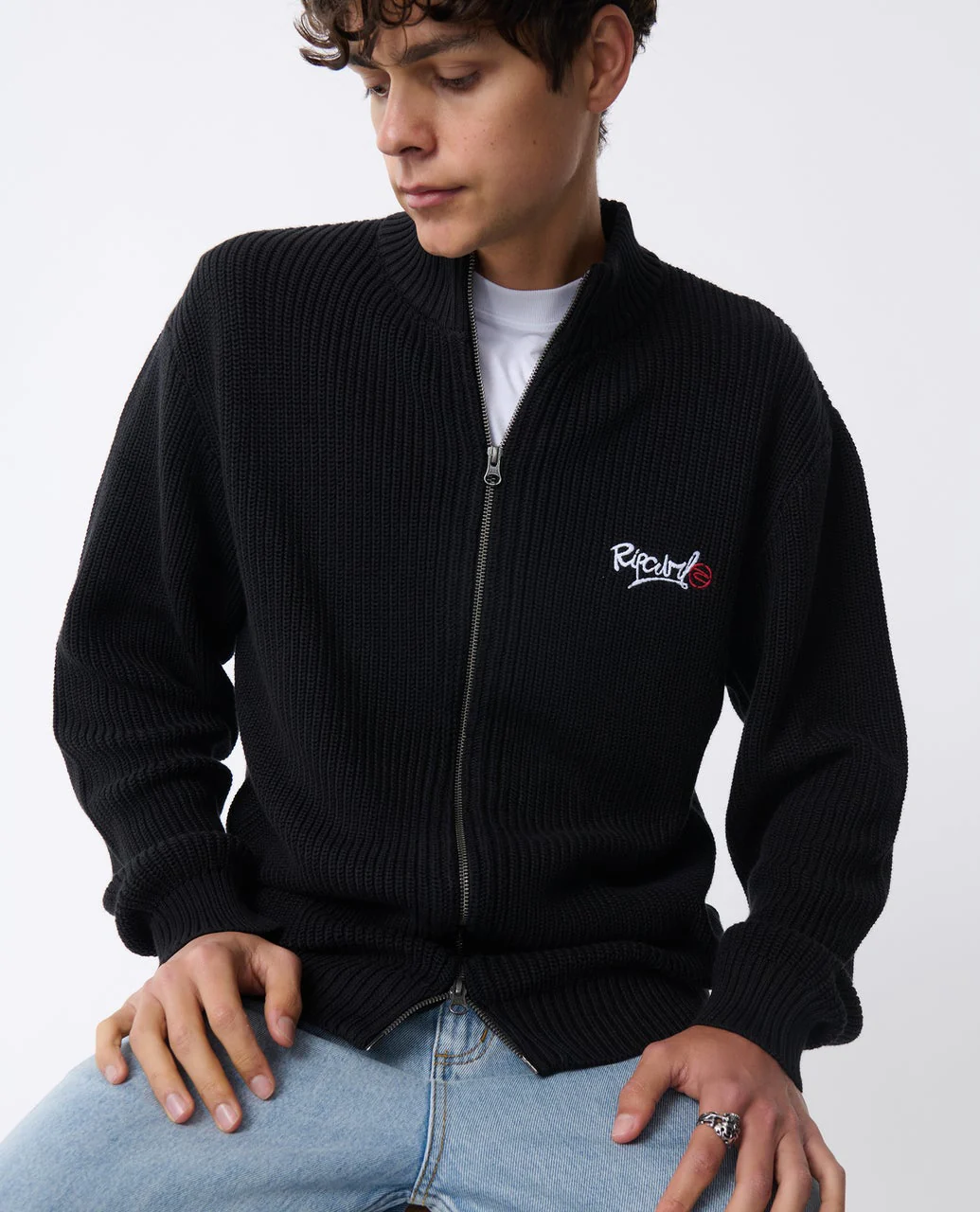 Archive Zip Through Knit Crew - Image 6