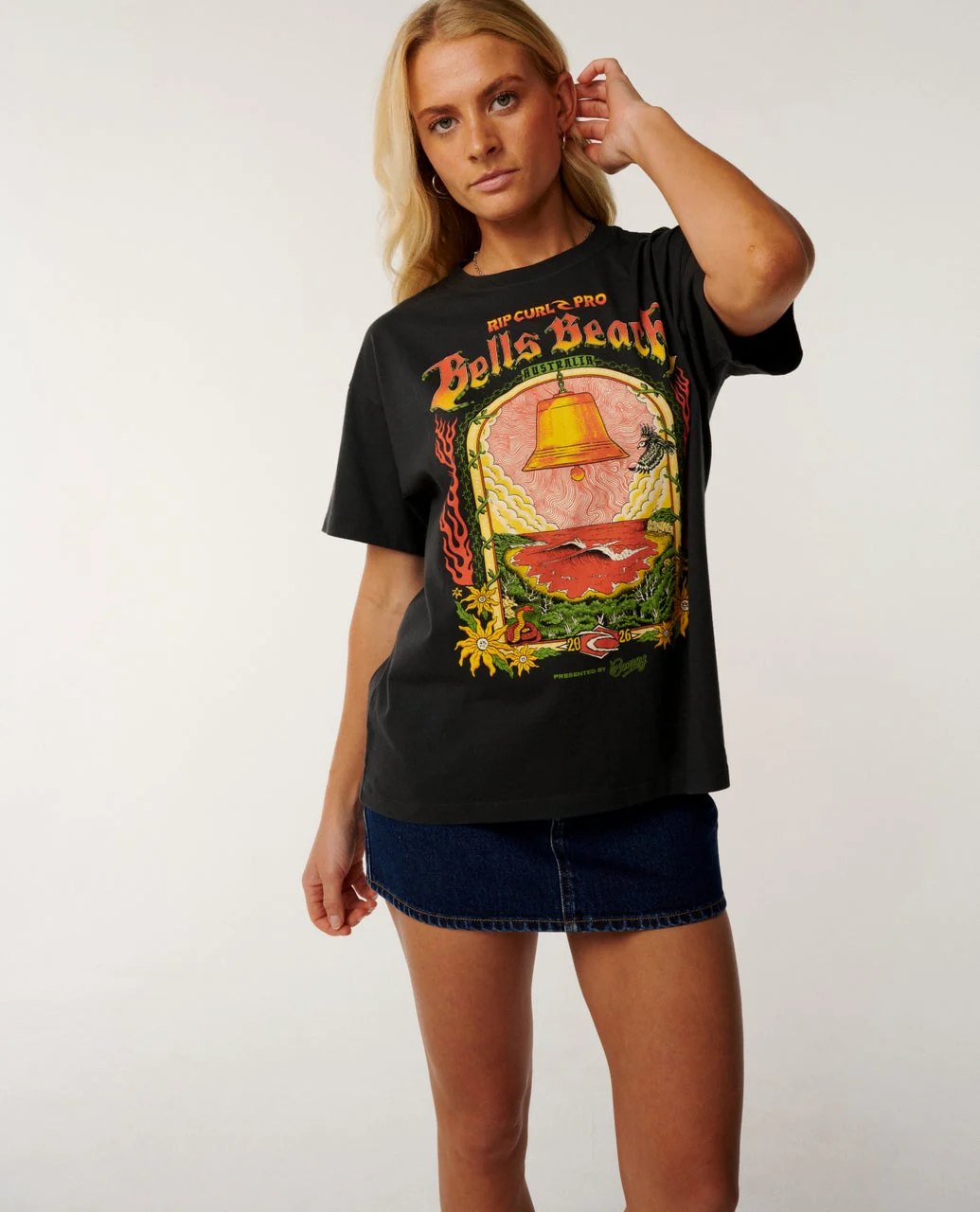 Rip Curl Pro Bells 2026 Merch Tee - Image 4