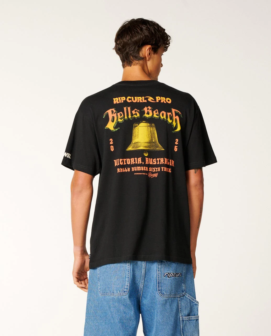 Rip Curl Pro Bells 2026 Bell Logo Loose Tee - Image 5