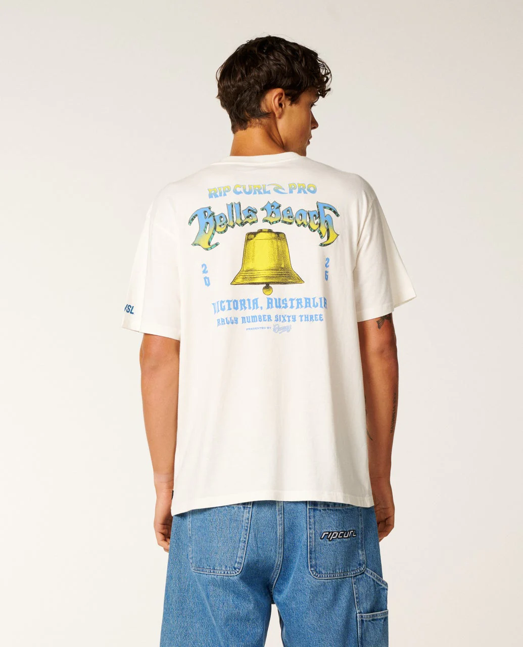 Rip Curl Pro Bells 2026 Bell Logo Loose Tee - Image 6