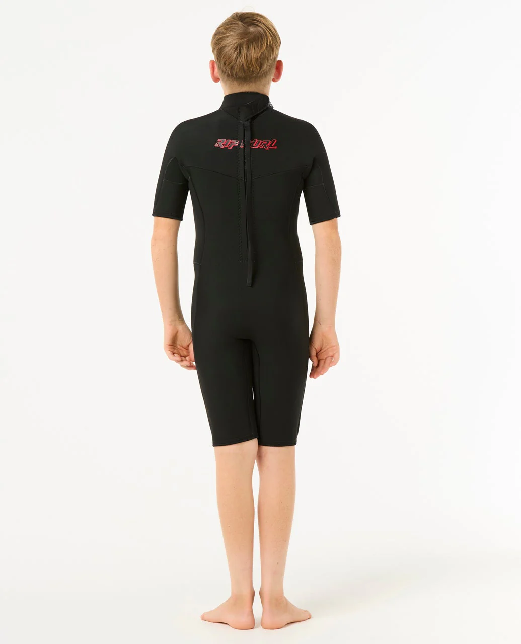 Boys Dawn Patrol Short Sleeve 2mm Back Zip Spring Suit Wetsuit - Image 3
