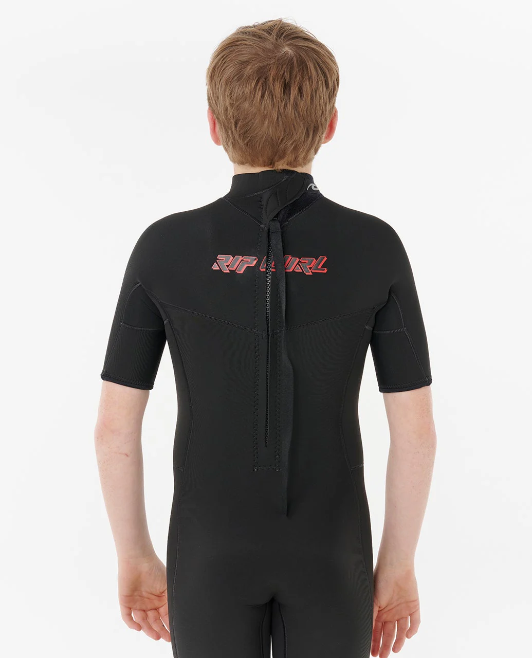 Boys Dawn Patrol Short Sleeve 2mm Back Zip Spring Suit Wetsuit - Image 5