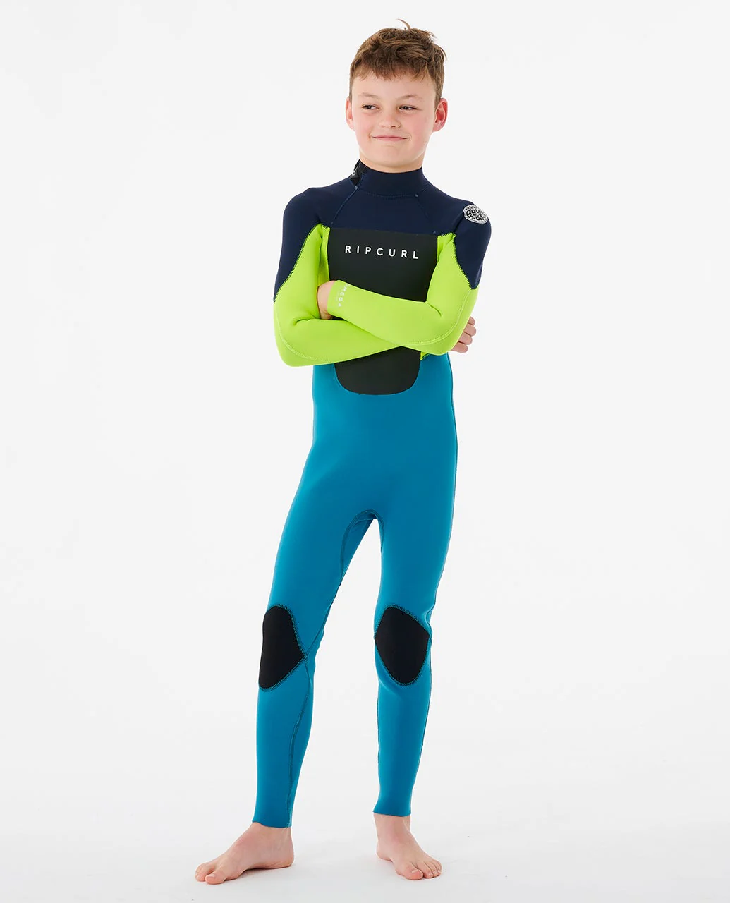 Boys Omega 3/2 GB Back-Zip Wetsuit - Image 4