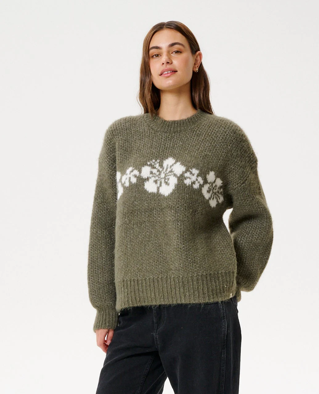 Cala Nights Hibiscus Knit Crew - Image 2