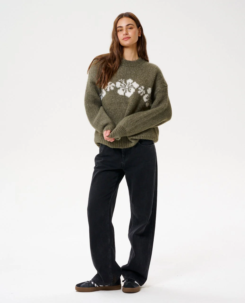 Cala Nights Hibiscus Knit Crew - Image 4