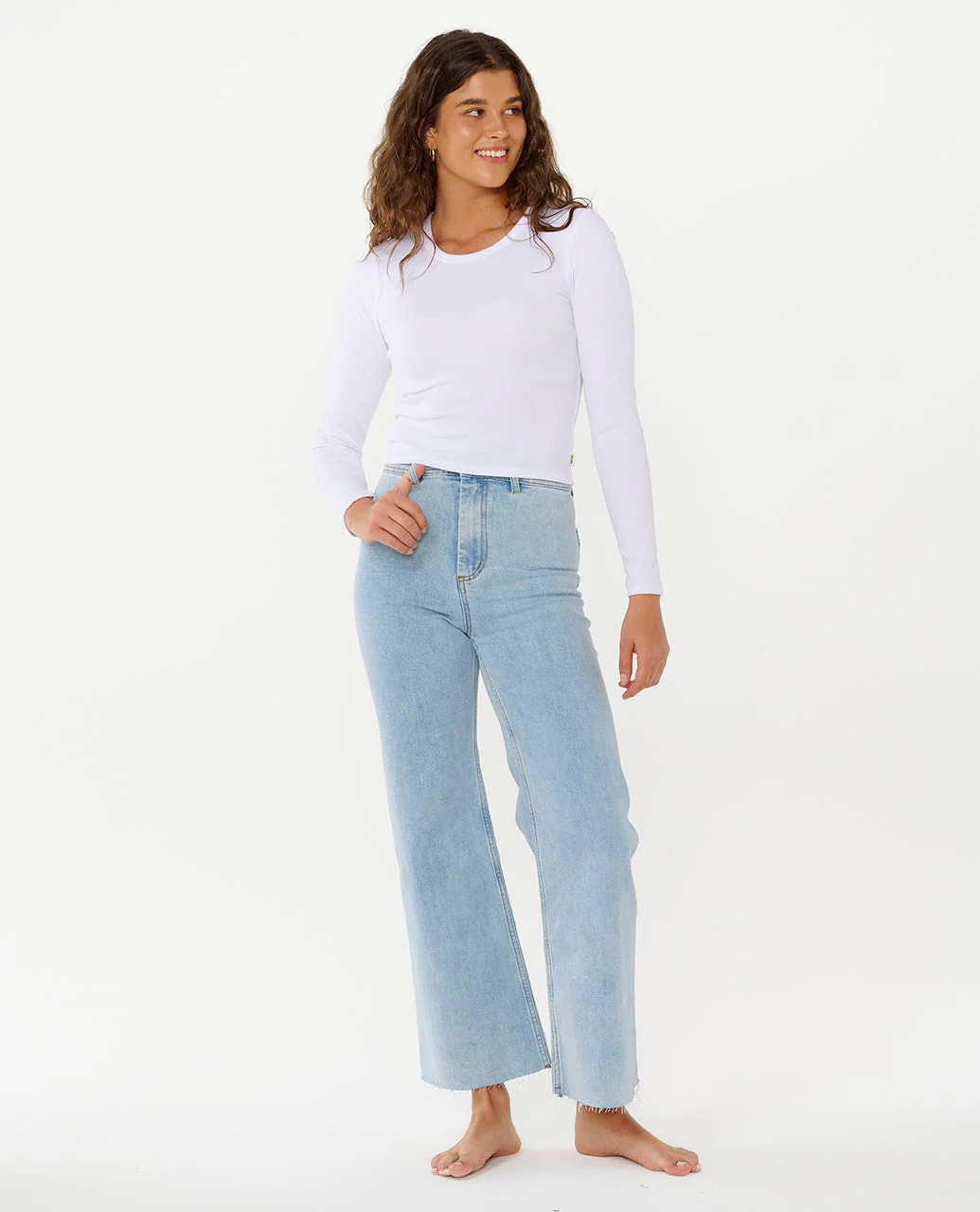 Classic Ribbed Long Sleeve Tee - Image 4