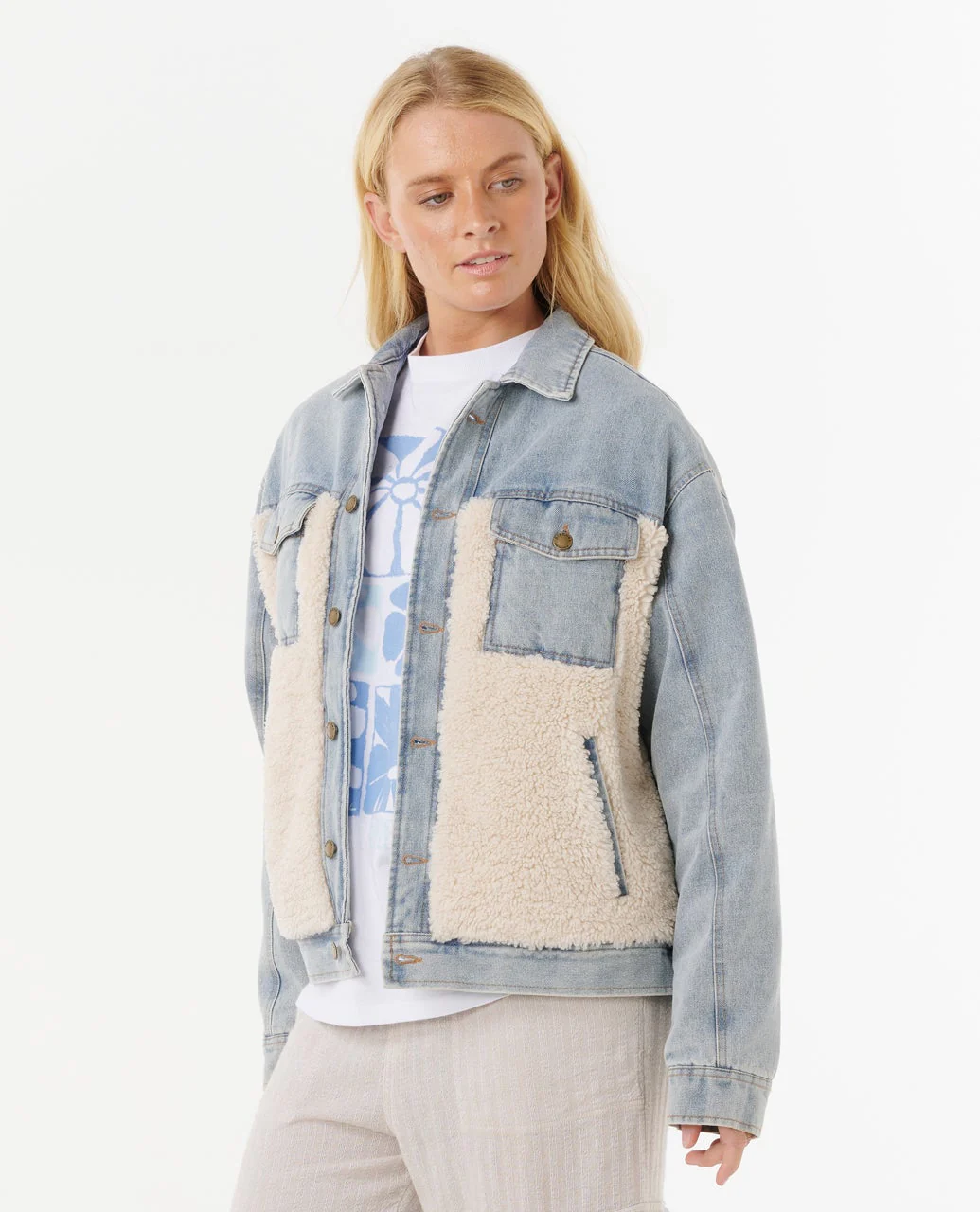 Cruisin' Sherpa Denim Jacket - Image 2