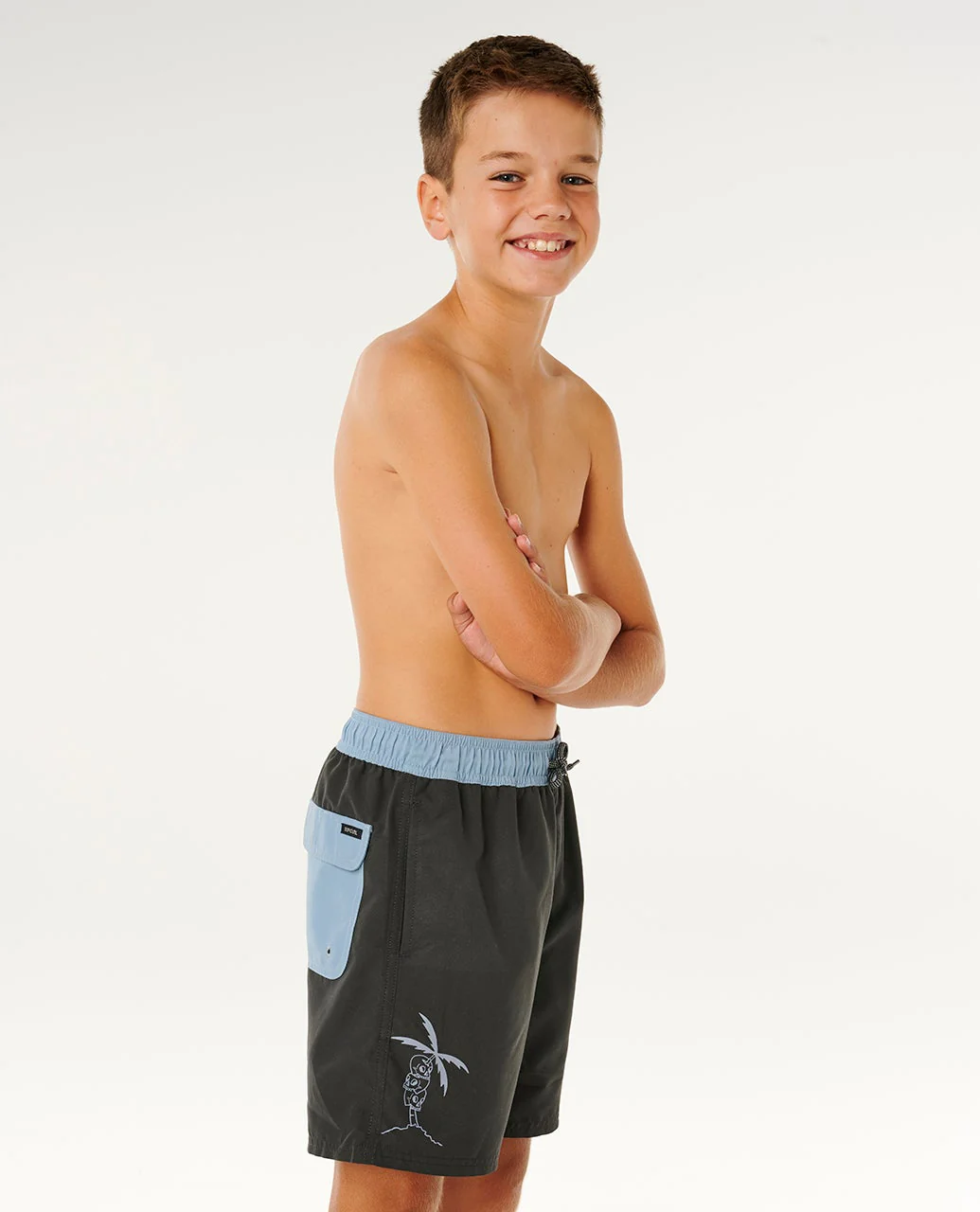 Eternal Shred Block Volley Boardshort - Kids - Image 6