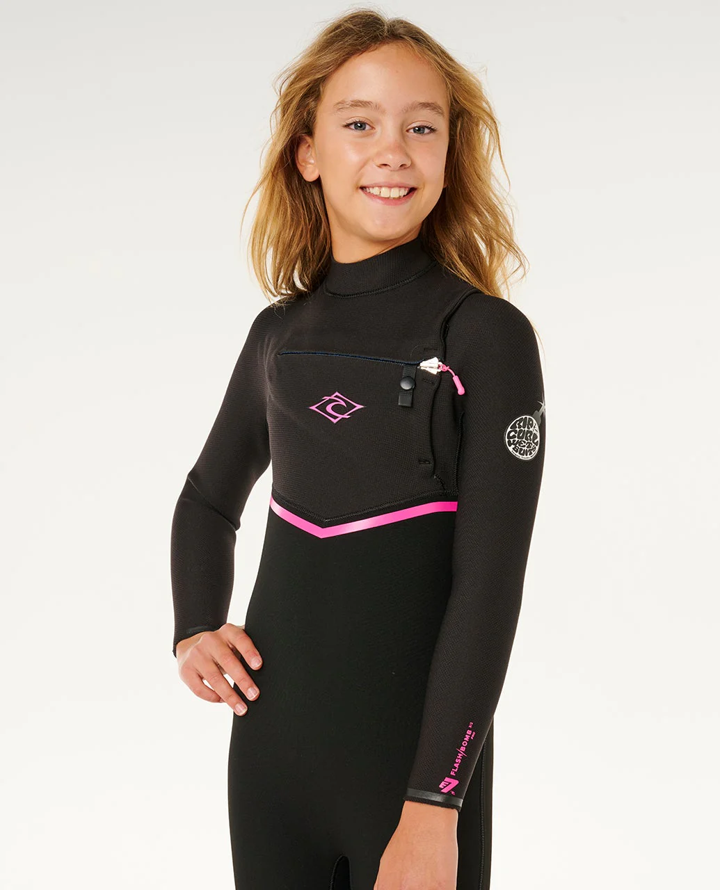 Flashbomb Pro 3/2 GB Chest Zip Fullsuit Wetsuit - Kids - Image 6