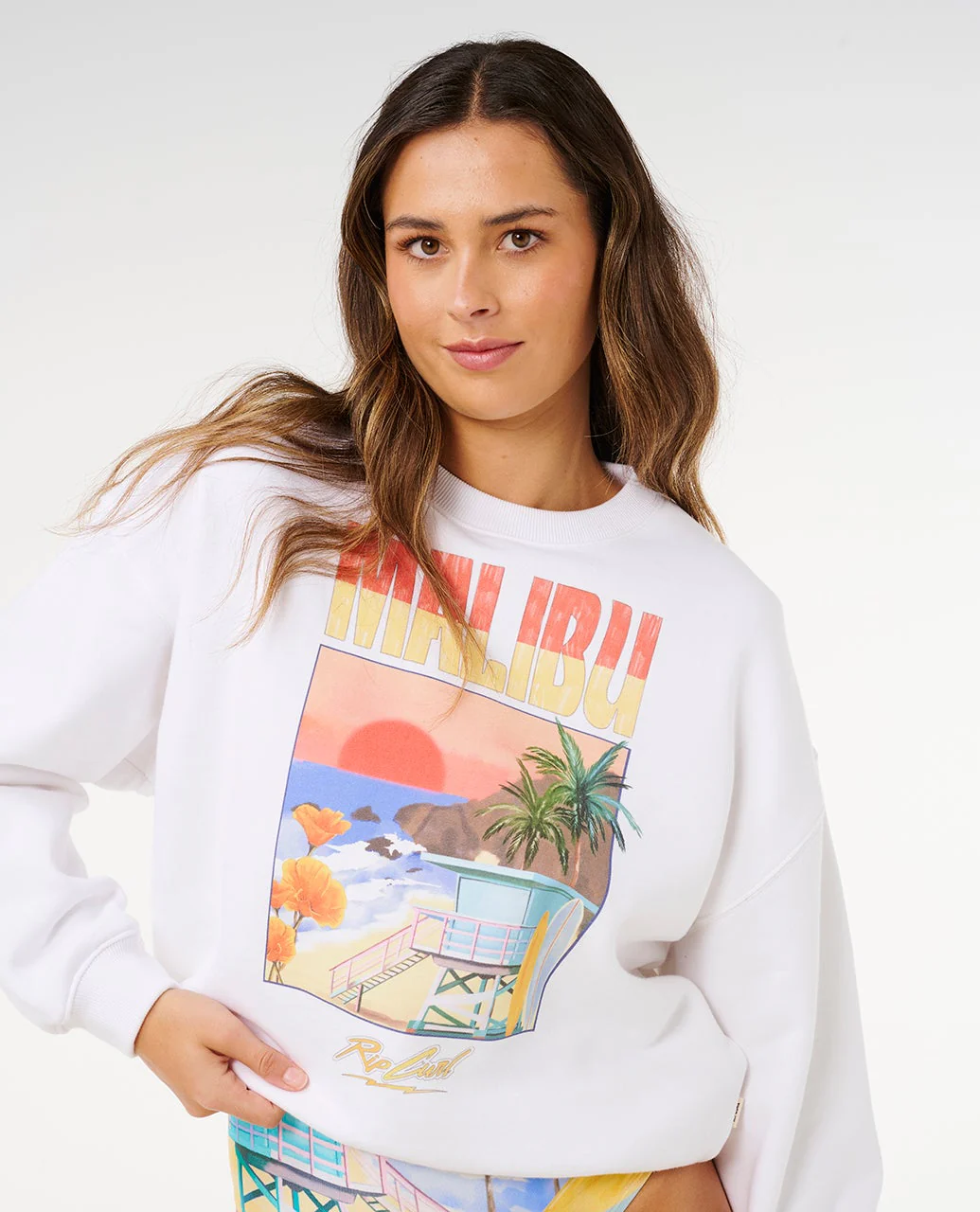 Hayley Drop Shoulder Crew