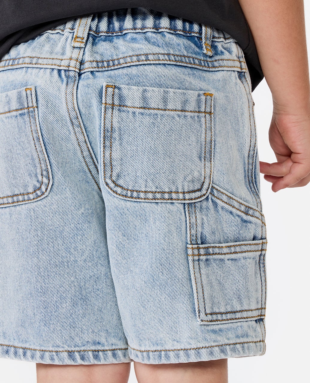 Hyped Up Denim Short - Kids - Image 5