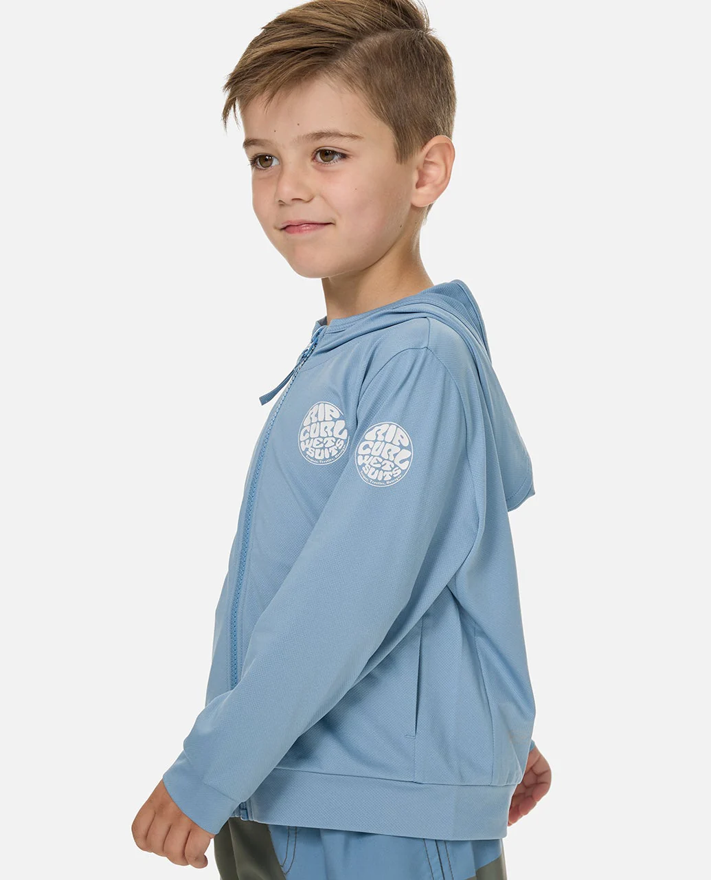Icons UPF Zip Through Hood Rash Vest- Kids - Image 4
