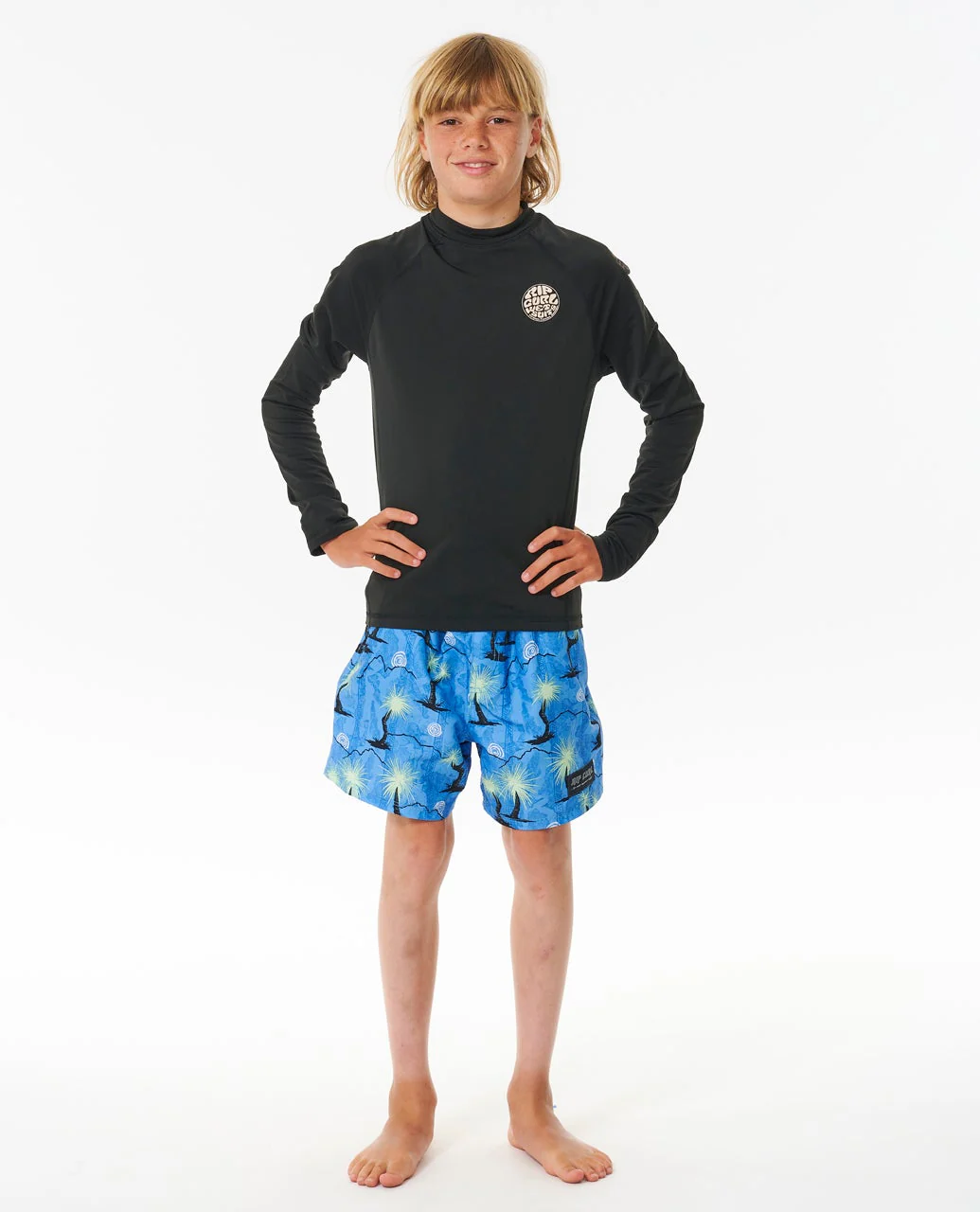 Icons UV Brushed Long Sleeve Rash Vest - Kids - Image 4
