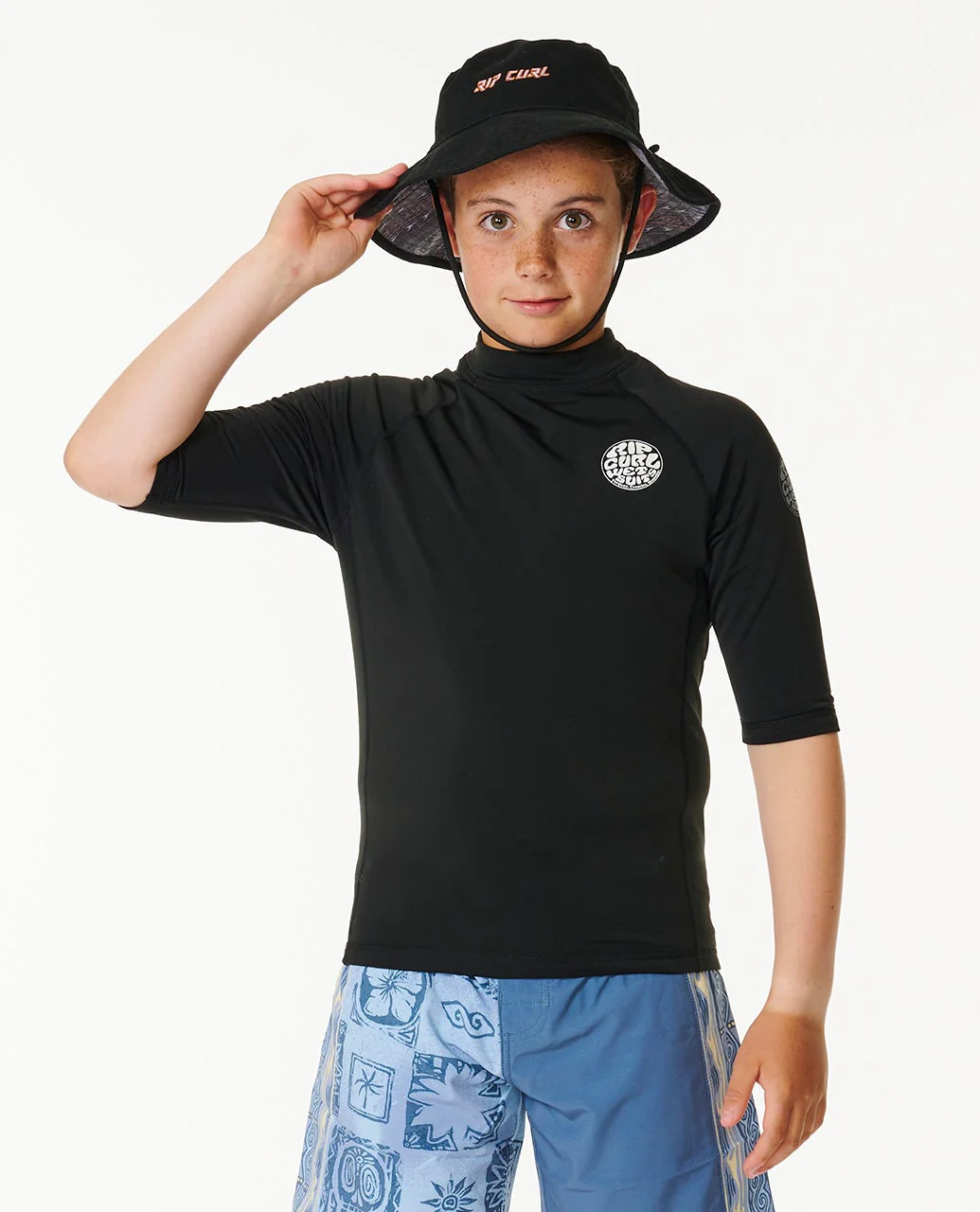 Icons UV Brushed Short Sleeve Rash Vest - Kids - Image 13