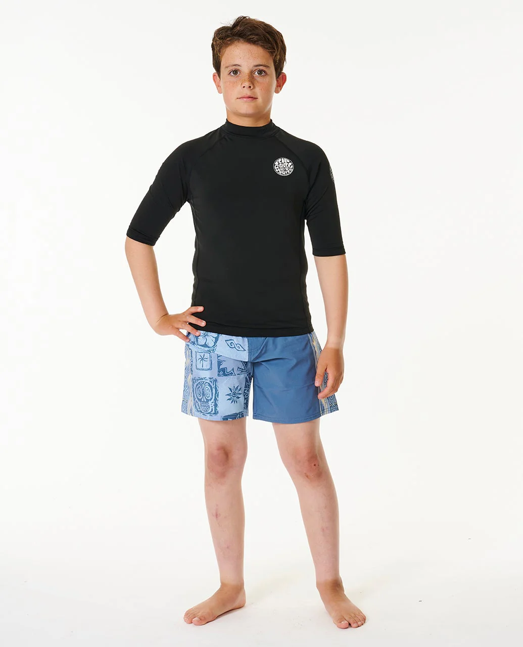 Icons UV Brushed Short Sleeve Rash Vest - Kids - Image 4