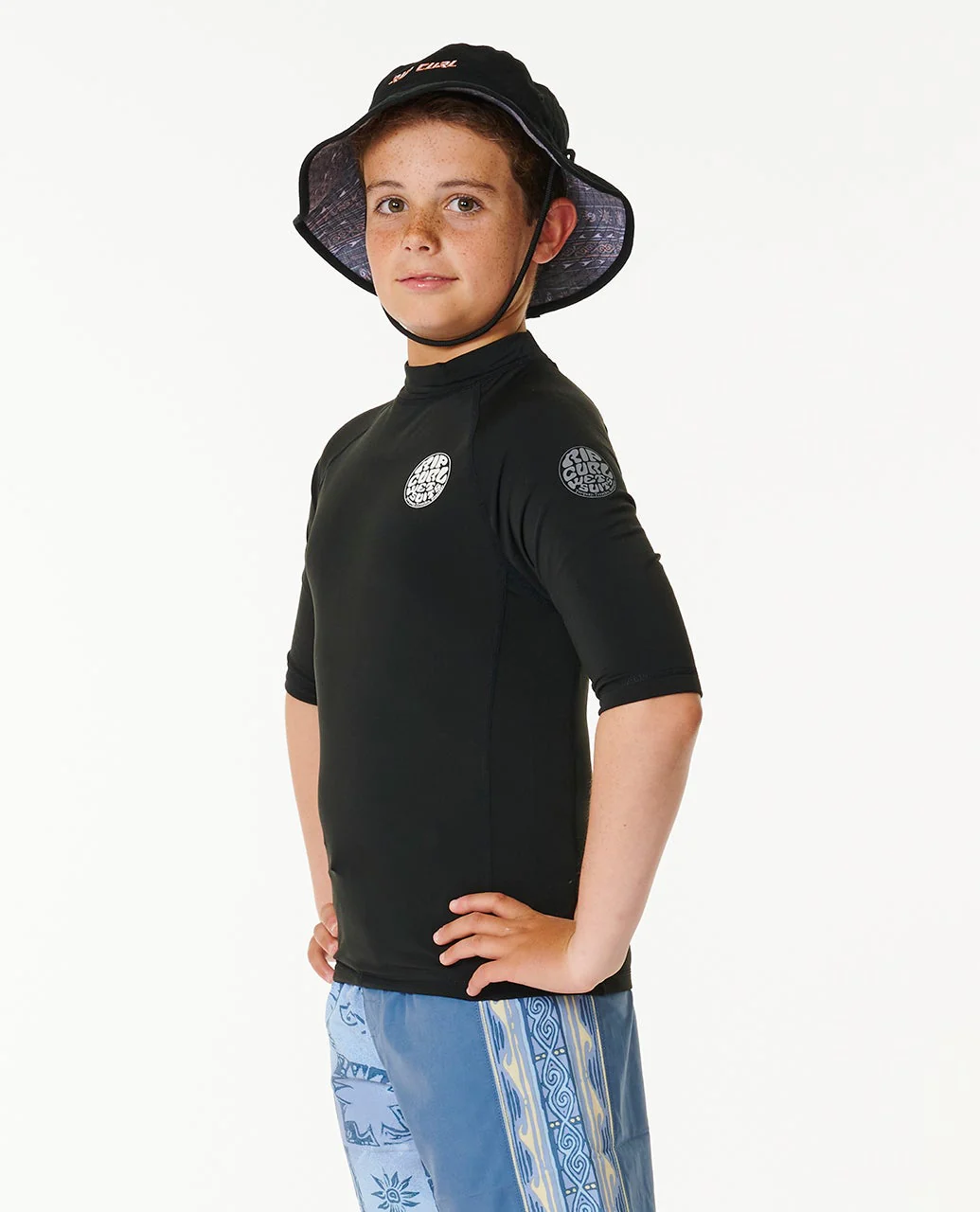 Icons UV Brushed Short Sleeve Rash Vest - Kids - Image 9