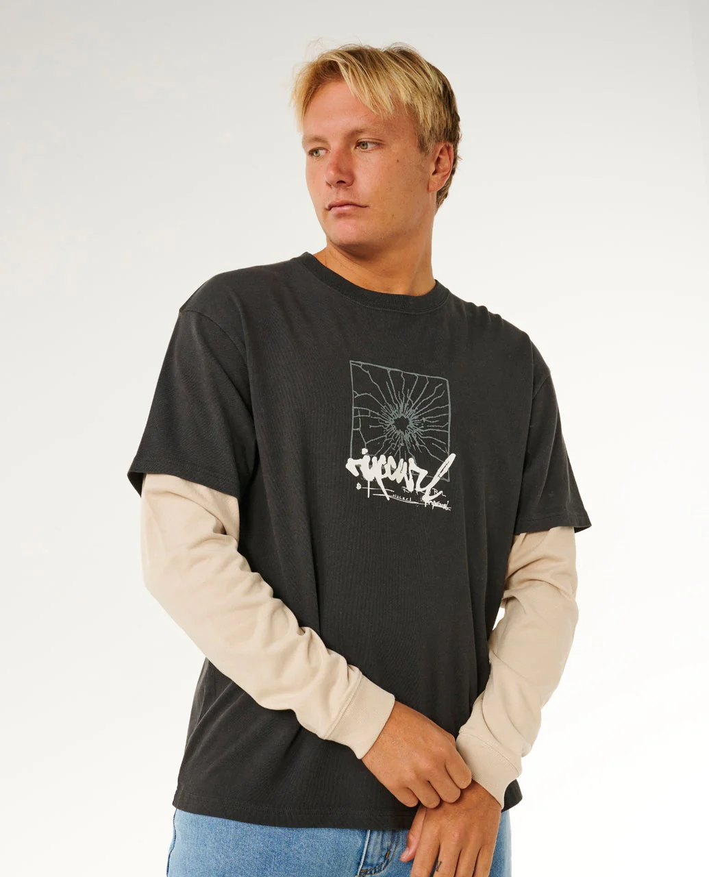 Inner Visions Smashed Long Sleeve Loose Tee
