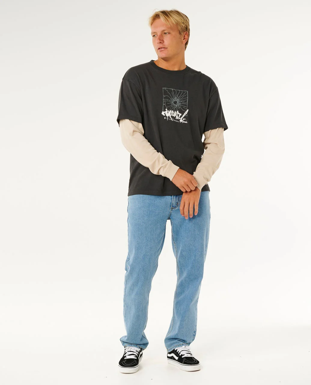 Inner Visions Smashed Long Sleeve Loose Tee - Image 5