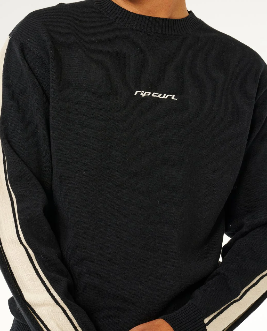 Inner Visions Stripe Knit Crew - Image 6