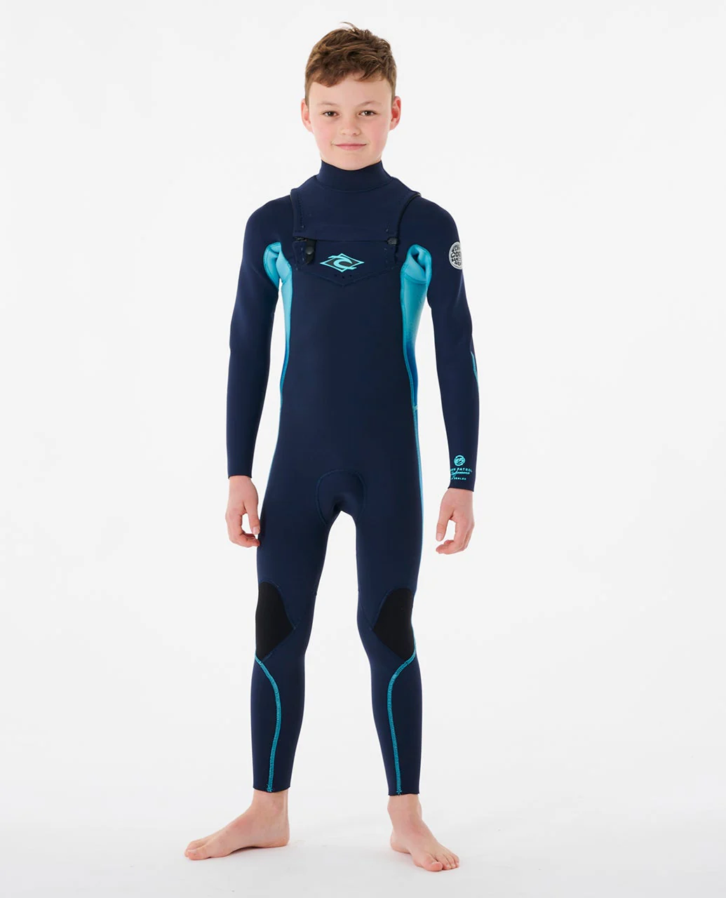 Junior Dawn Patrol 3/2 GB Chest Zip Wetsuit - Image 4