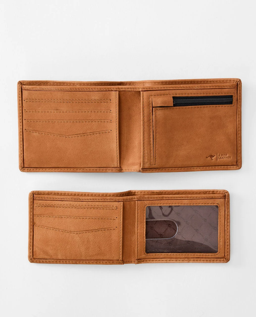 K-Roo RFID 2 In 1 Leather Wallet - Image 4
