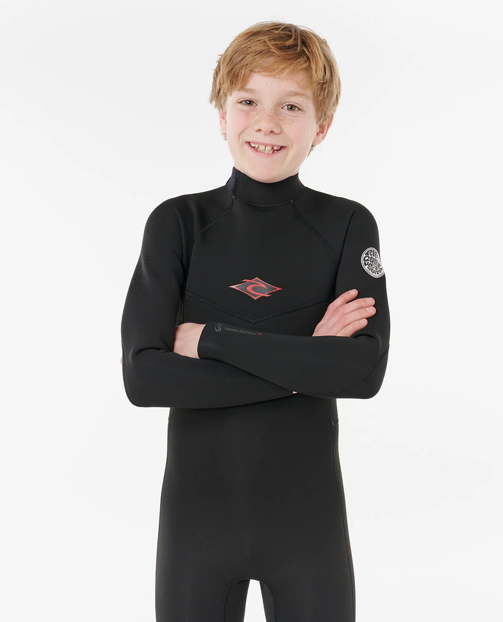 Kids Dawn Patrol 3/2 Back Zip Steamer - Image 5