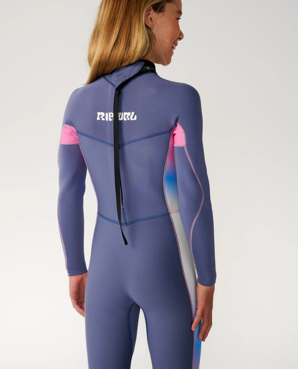 Kids Dawn Patrol 3/2 Back Zip Steamer - Image 5