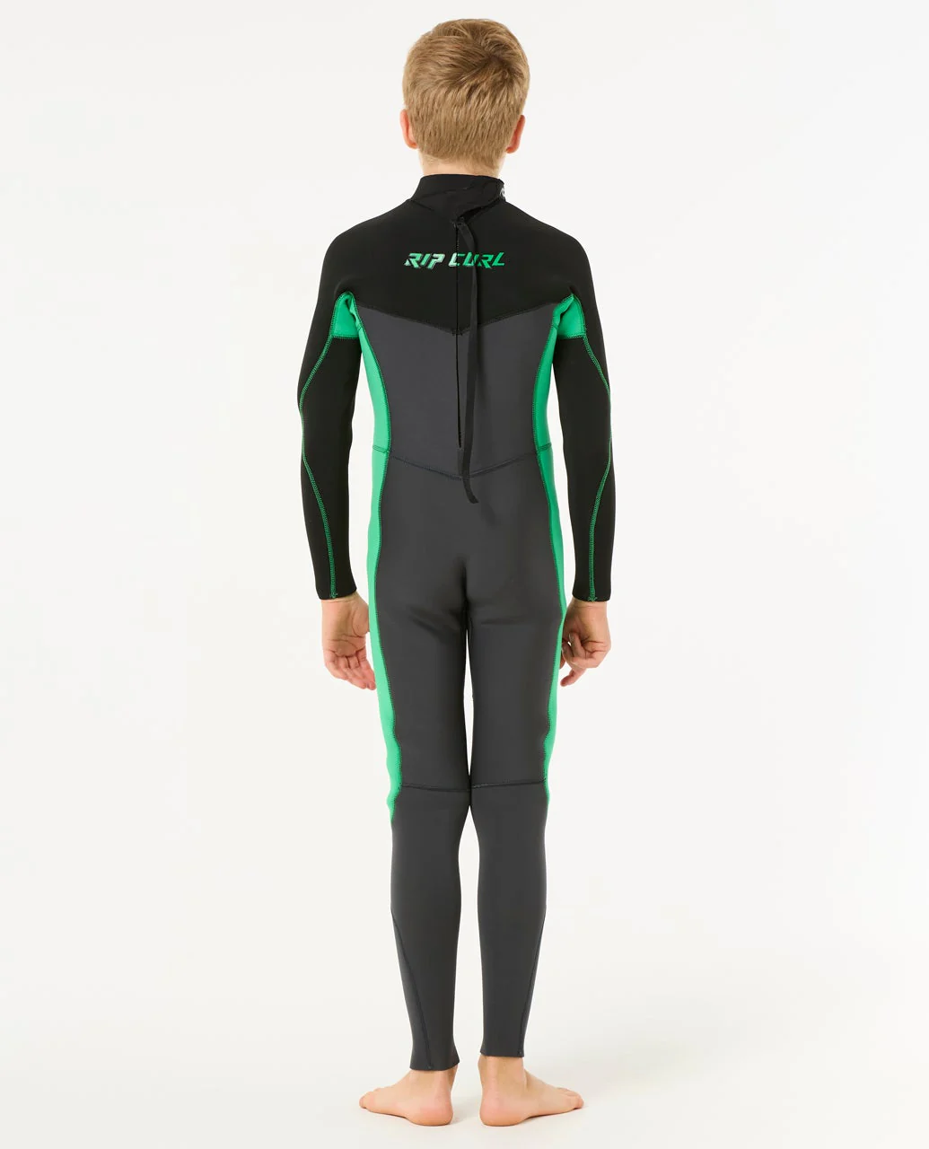Kids Dawn Patrol 3/2 Back Zip Steamer - Image 3