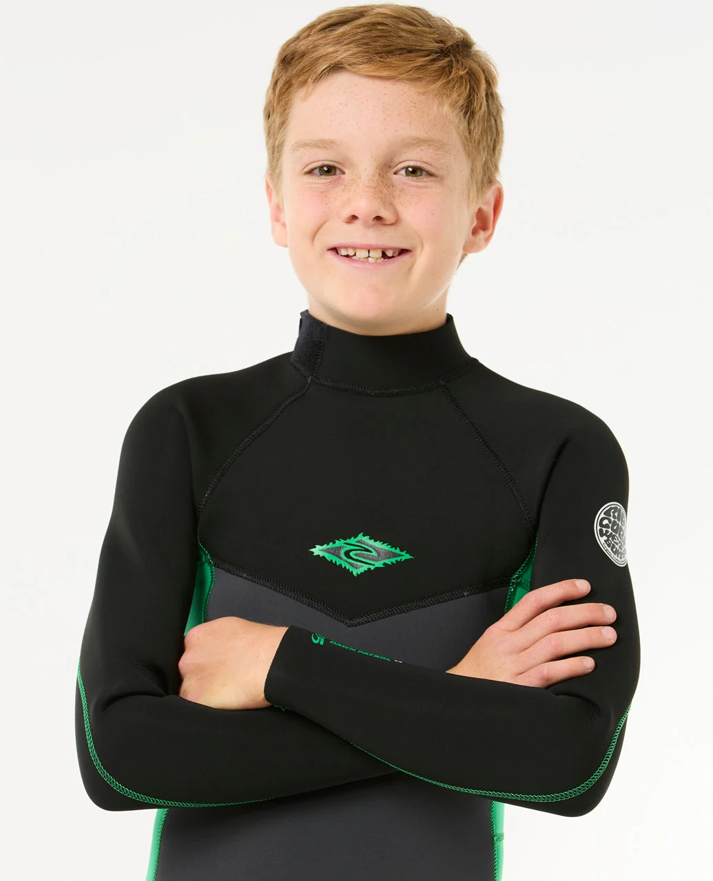 Kids Dawn Patrol 3/2 Back Zip Steamer - Image 6