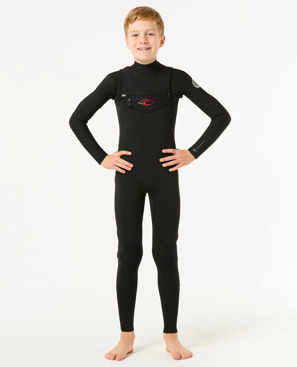 Kids Dawn Patrol 4/3 Chest Zip Steamer - Image 4