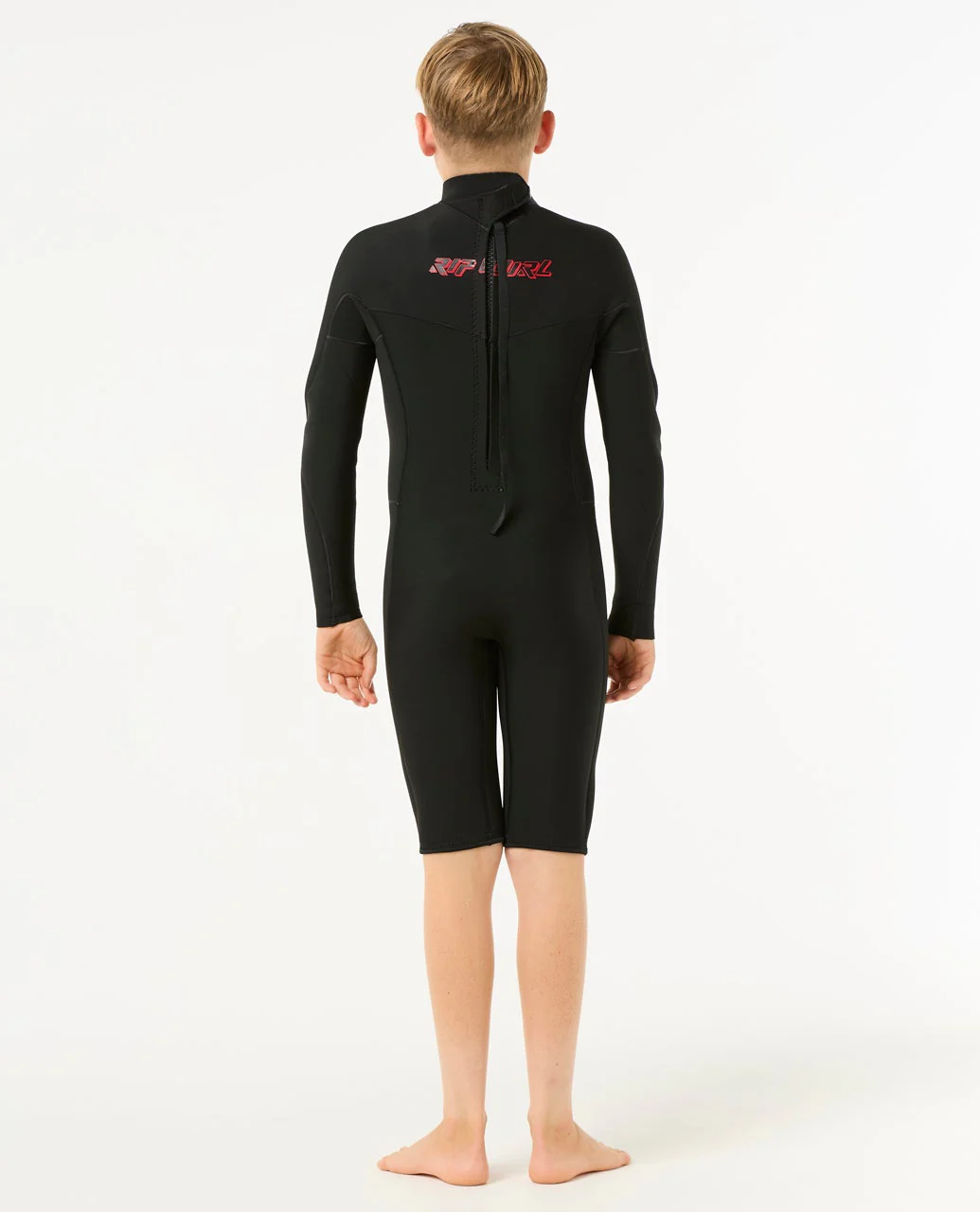 Kids Dawn Patrol Long Sleeve 2mm Back Zip Spring Suit Wetsuit - Image 3