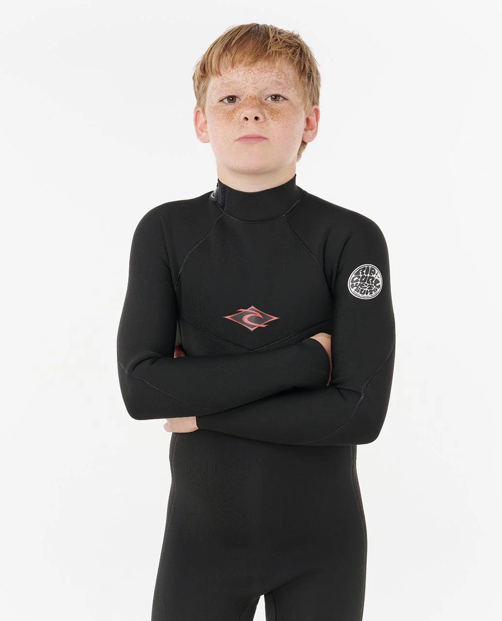 Kids Dawn Patrol Long Sleeve 2mm Back Zip Spring Suit Wetsuit - Image 5