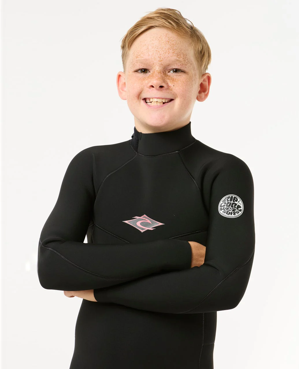 Kids Dawn Patrol Long Sleeve 2mm Back Zip Spring Suit Wetsuit - Image 6