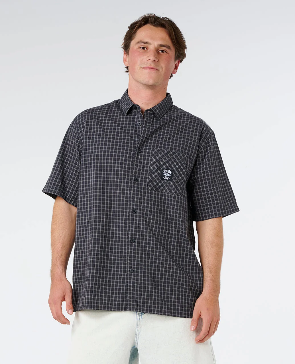 Liquid Trips Check Short Sleeve Shirt - Image 4