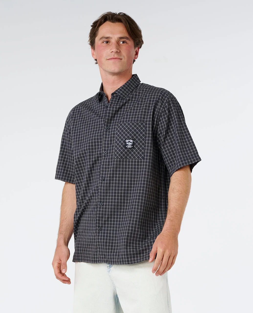 Liquid Trips Check Short Sleeve Shirt - Image 5
