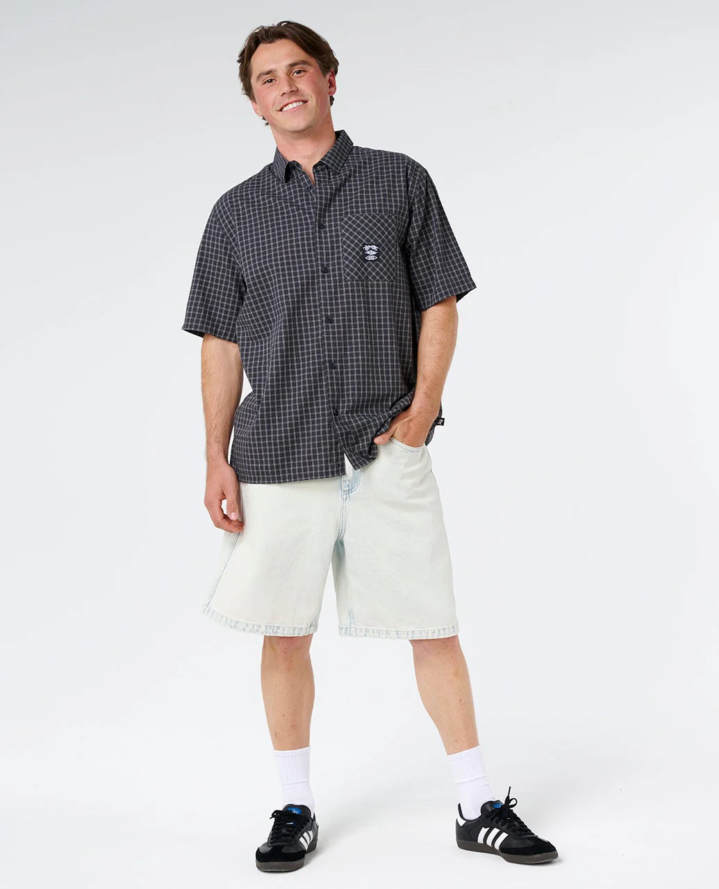 Liquid Trips Check Short Sleeve Shirt - Image 6