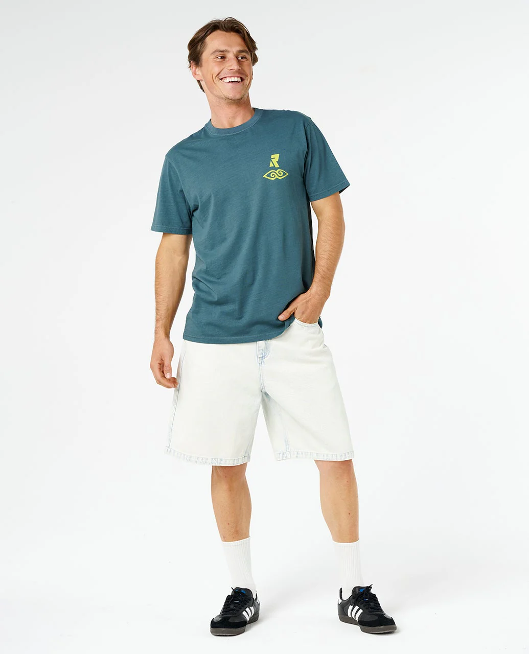 Liquid Trips Denim 22" Walk Short - Image 4