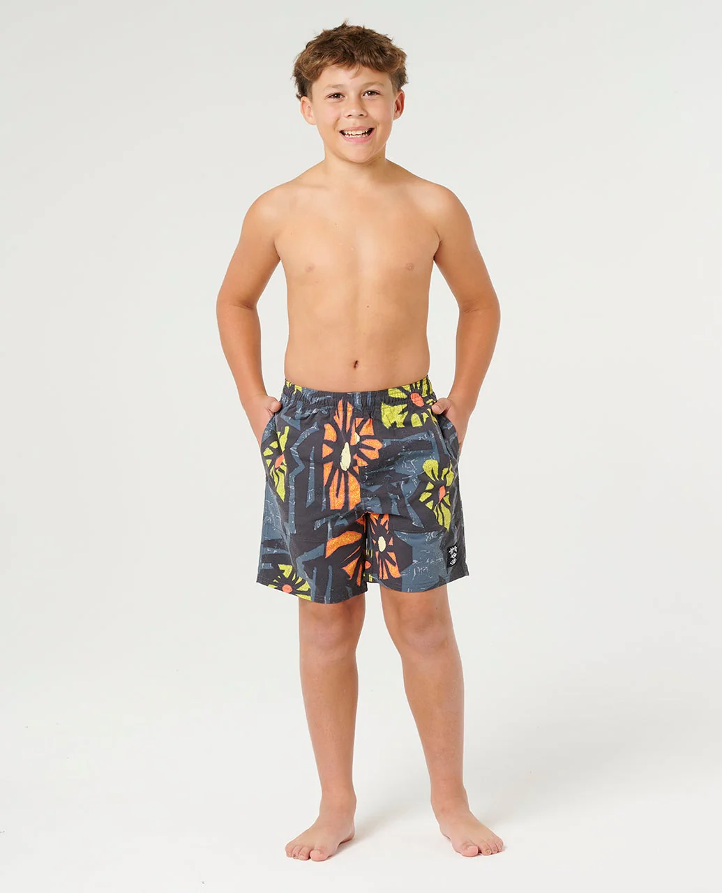 Liquid Trips Volley Boardshort - Kids - Image 4