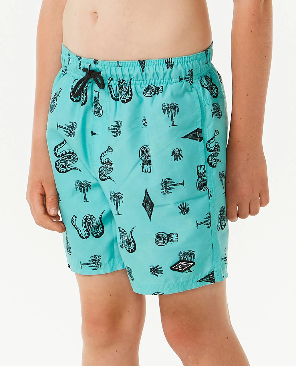 Lost Islands Motif Volley Short Boy - Image 2