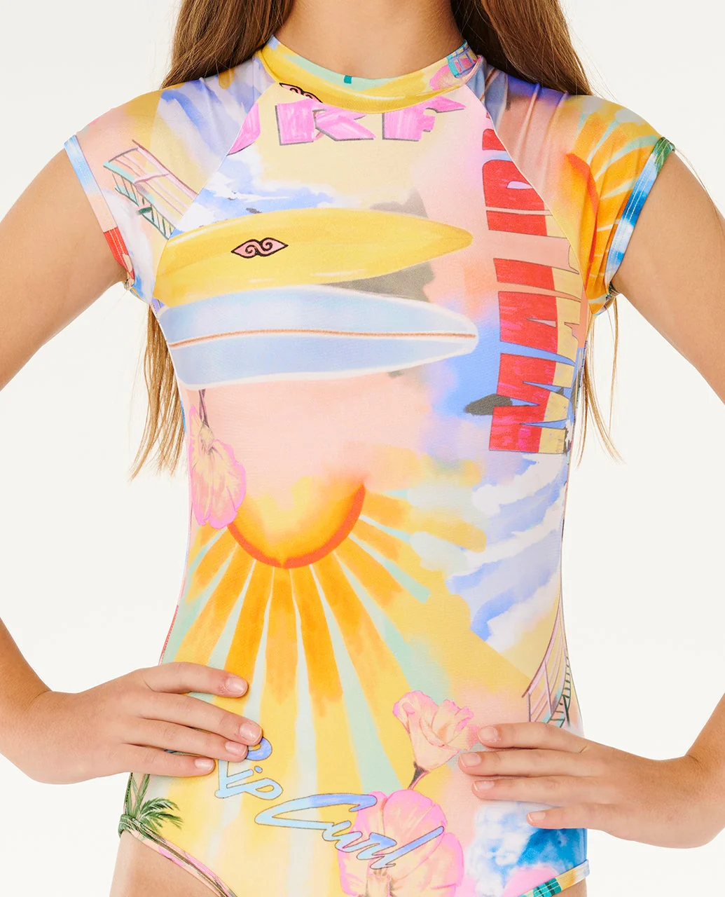 Malibu Short Sleeve Surfsuit - Kids - Image 5