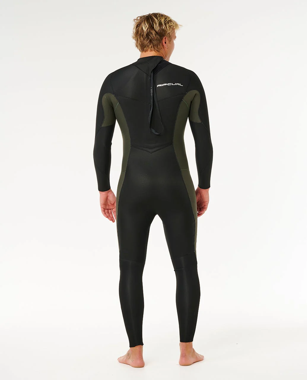 Mens Dawn Patrol 3/2 Back Zip Wetsuit - Image 3