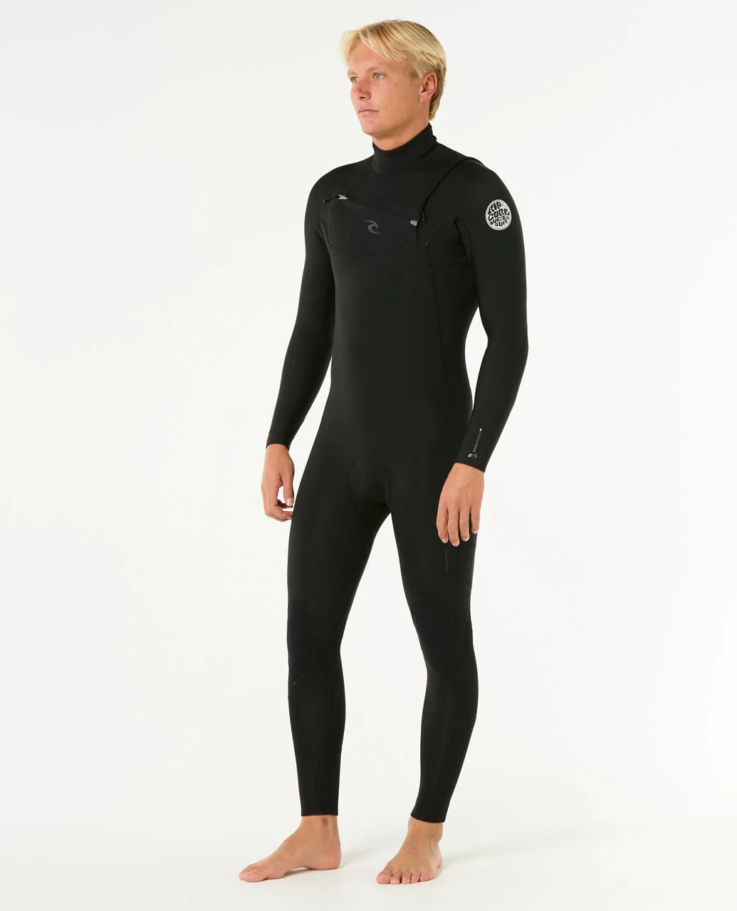 Mens Dawn Patrol 4/3 Chest Zip Steamer Wetsuit - Image 2