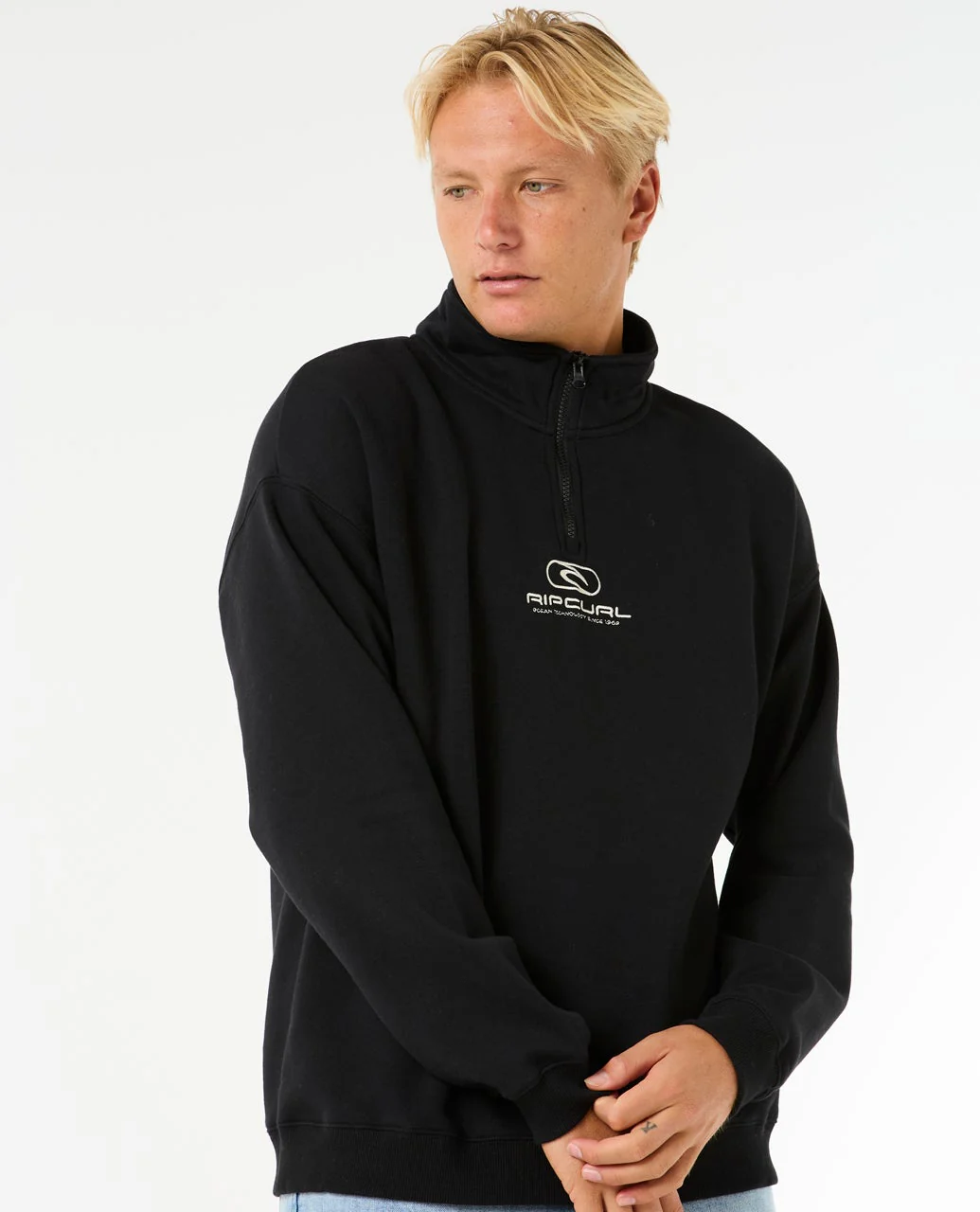 Pill Icon 1/4 Zip Crew - Image 6
