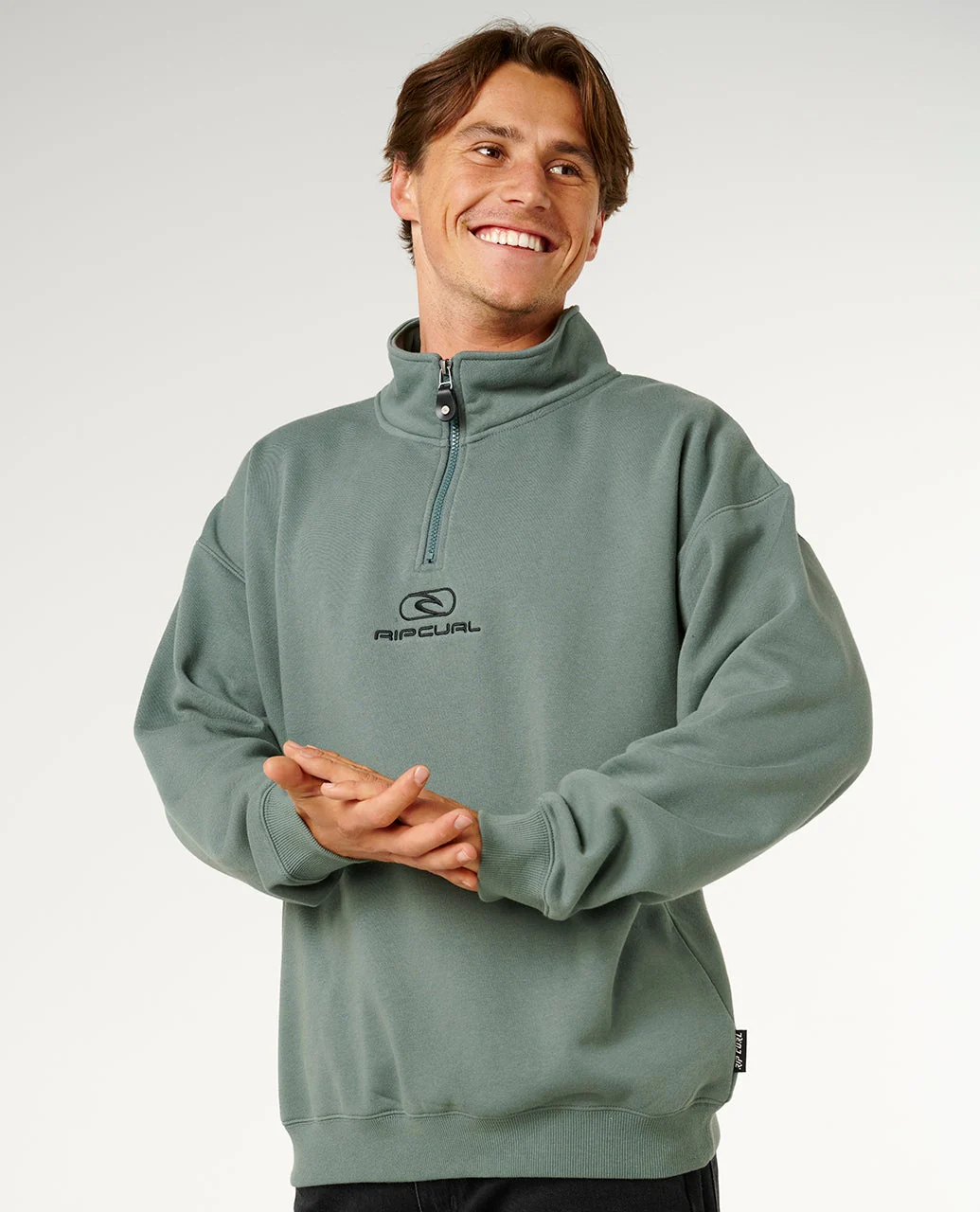 Pill Icon 1/4 Zip Crew - Image 6