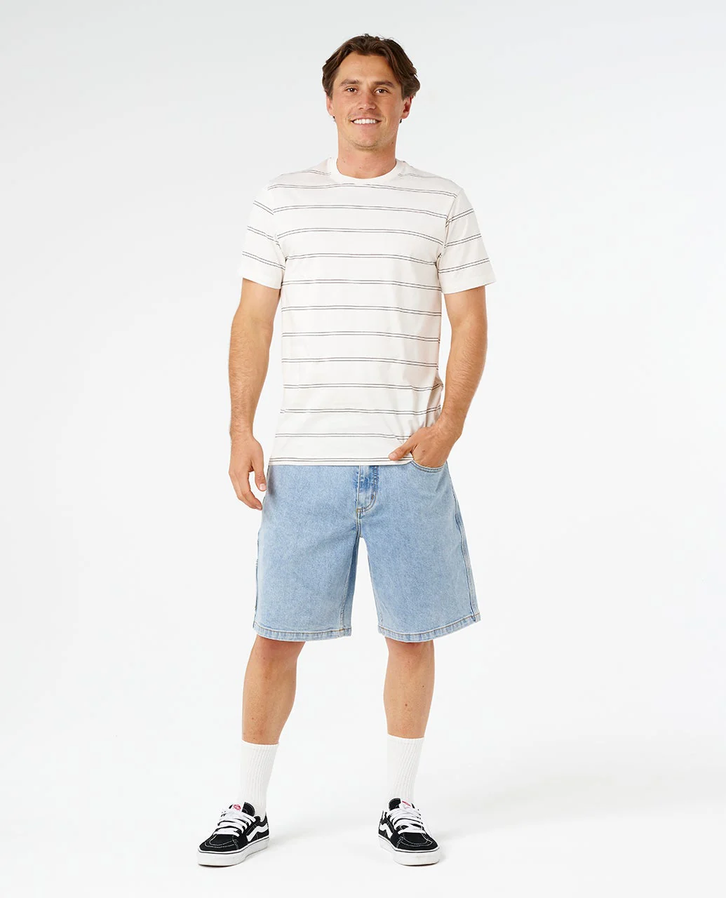 Plain Stripe Tee - Image 4