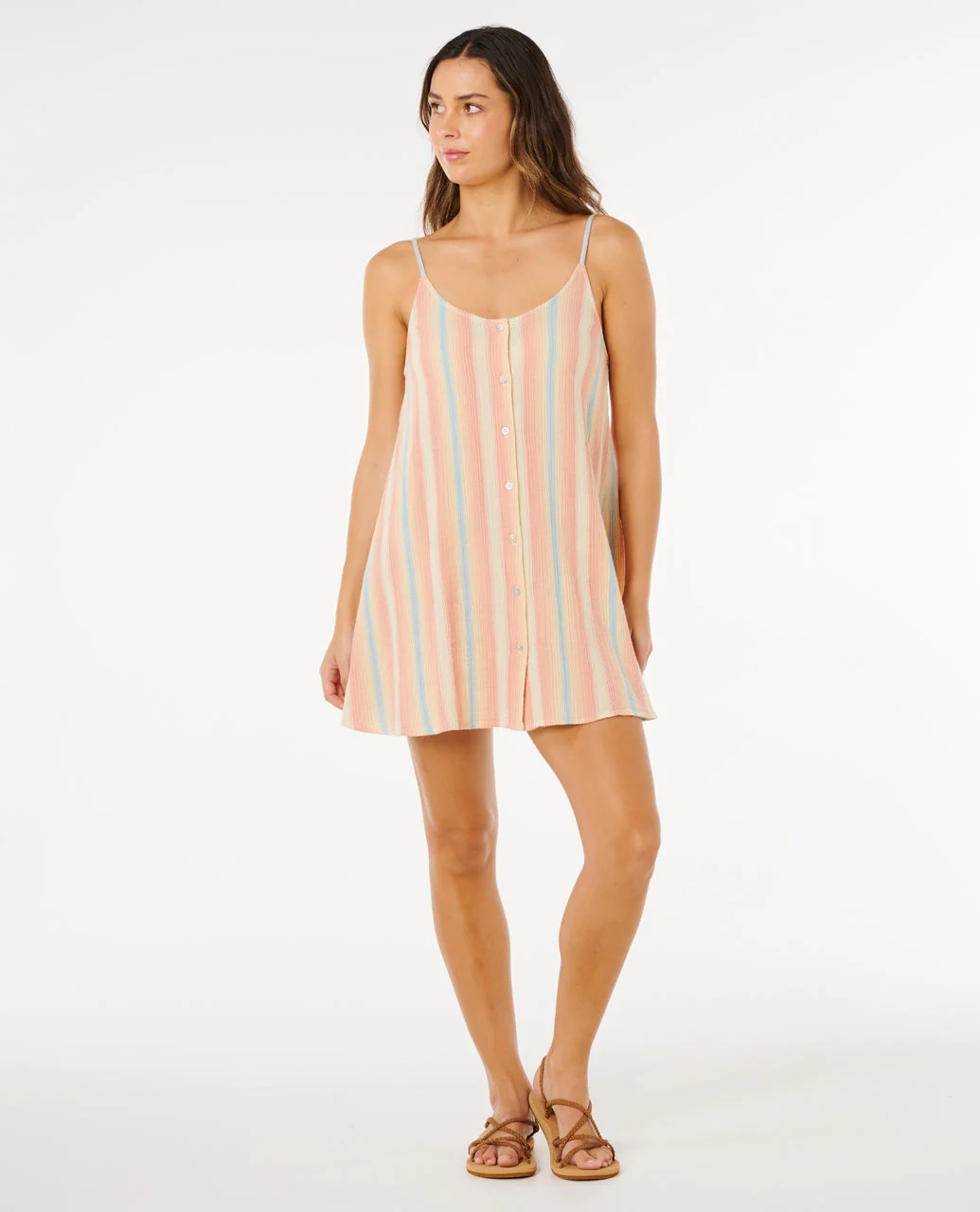 Premium Surf Stripe Cover Up Dress - Image 4