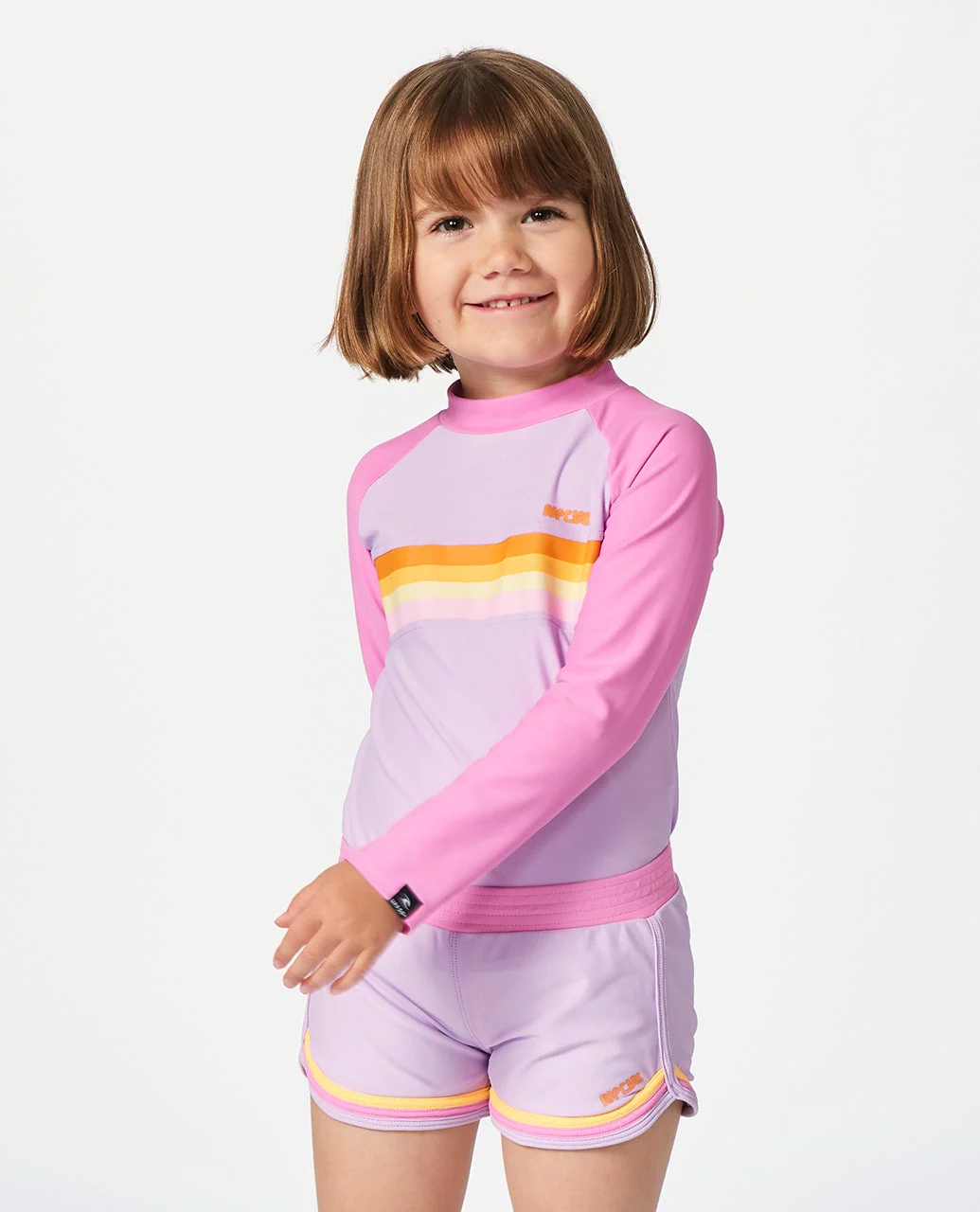 Rainbow Tide Long Sleeve Rash Vest - Kids