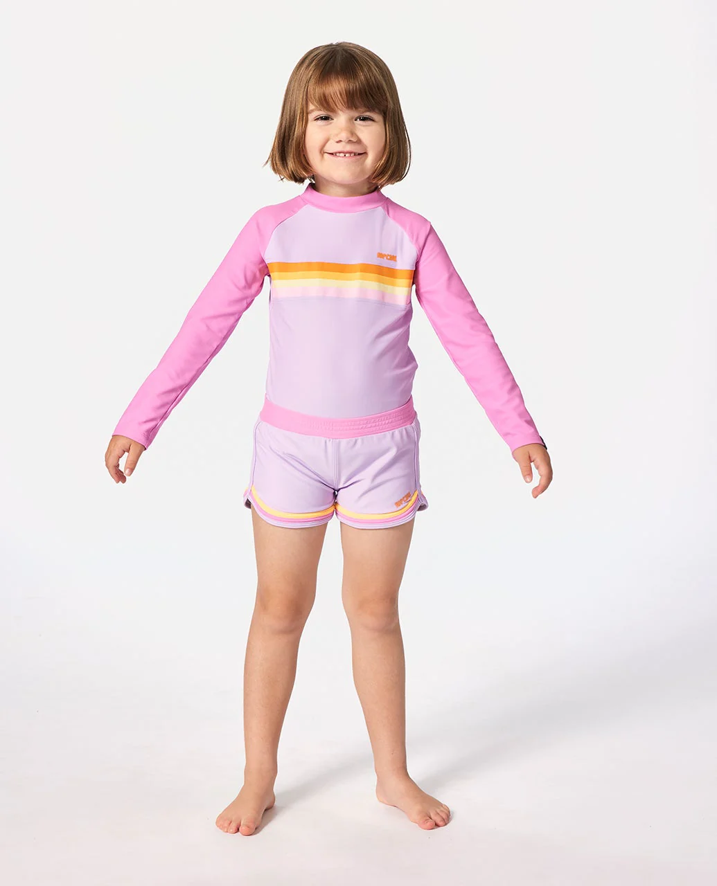 Rainbow Tide Long Sleeve Rash Vest - Kids - Image 3