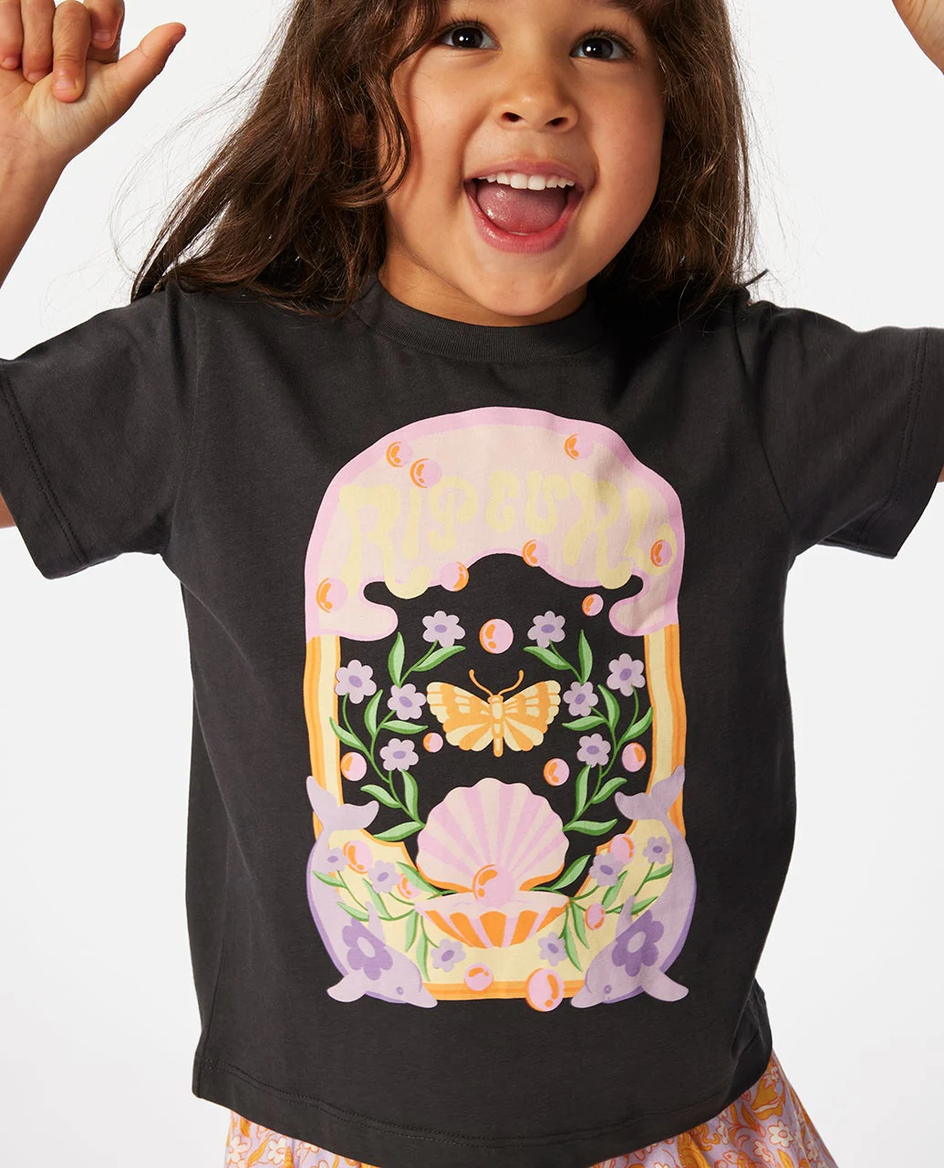 Rainbow Tropics Art Tee - Kids - Image 4